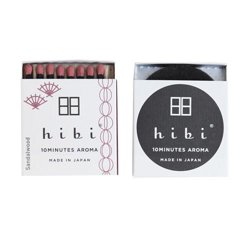 hibi マッチ型お香スティック和の香り マット付 (hibi ヒビ 日本製