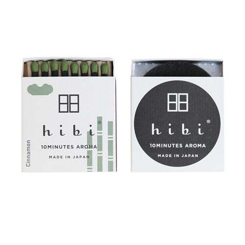 hibi マッチ型お香スティック和の香り マット付 (hibi ヒビ 日本製