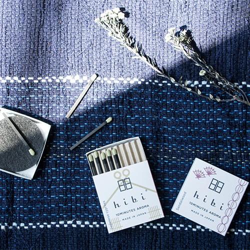 hibi マッチ型お香スティック和の香り マット付 (hibi ヒビ 日本製