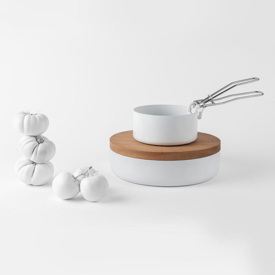 knIndustrie フライパンと持ち手　ホワイト knindustrie ABCT ハンドル ホワイト ( ケイエヌインダストリー 単品