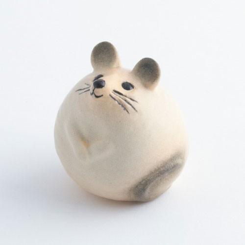 リサラーソン 3匹のねずみ (正規代理店品 置き物 オブジェ 陶器 ねずみ