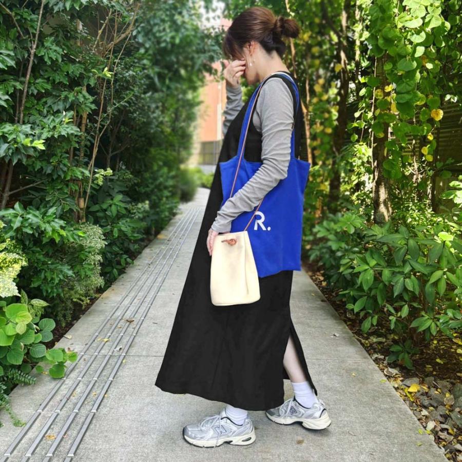 ✨未使用級✨ ADMJ 巾着 3way バッグ ネイビー 本革 保存袋 大容量