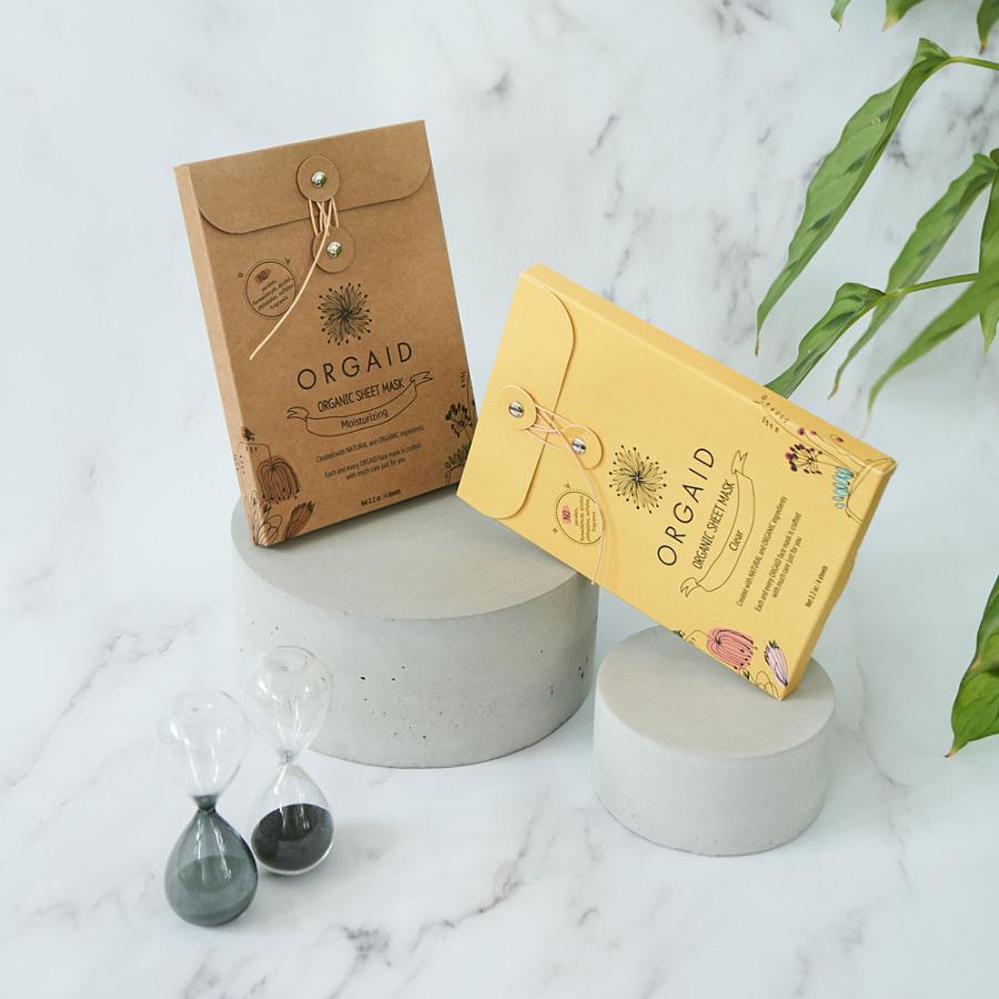 ORGAID フェイスパック BOX 4枚入り 全3種 ( オーガエイド ORGAID フェイスパック BOX 4枚入り 全3種 ( オーガエイド