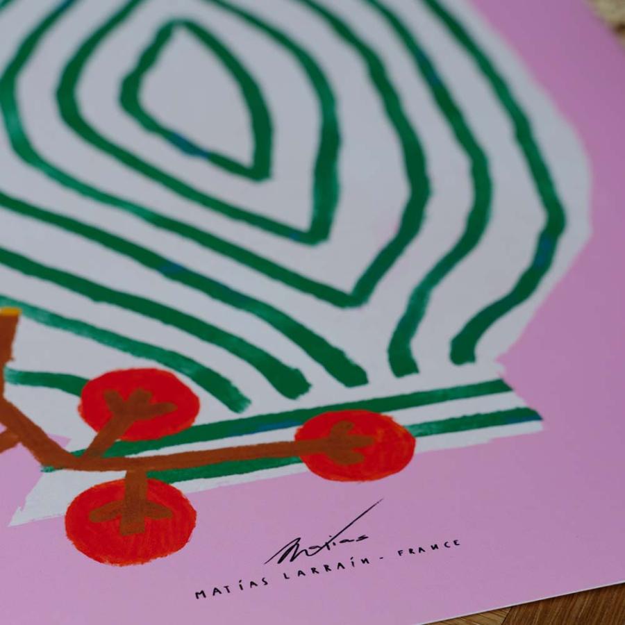 THE POSTER CLUB Vase and Currants 50×70cm 30×40cm ( ポスタークラブ
