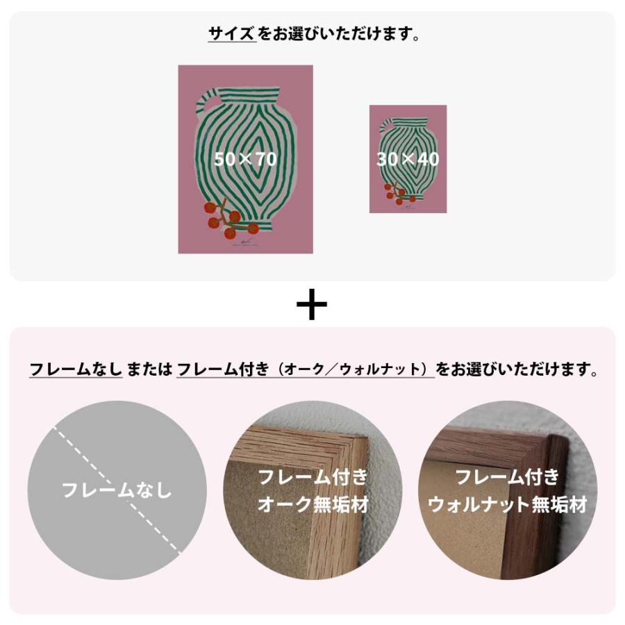 THE POSTER CLUB Vase and Currants 50×70cm 30×40cm ( ポスタークラブ