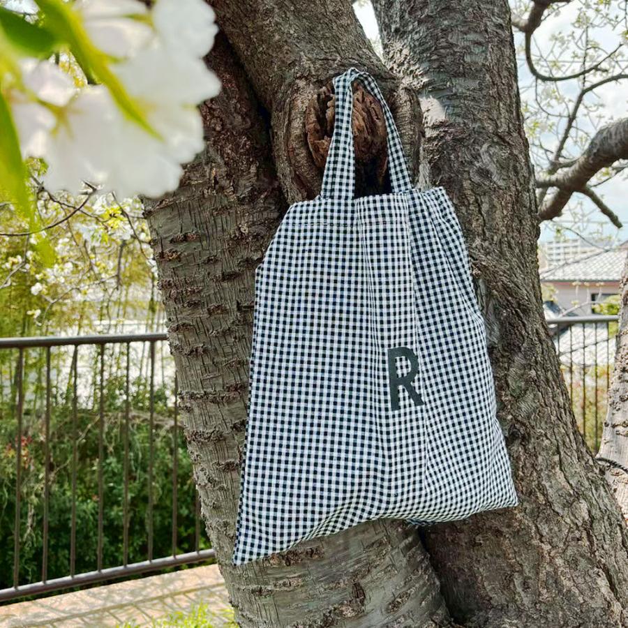 R.（アールポイント） TOTEBAG ギンガムチェック 【メール便可