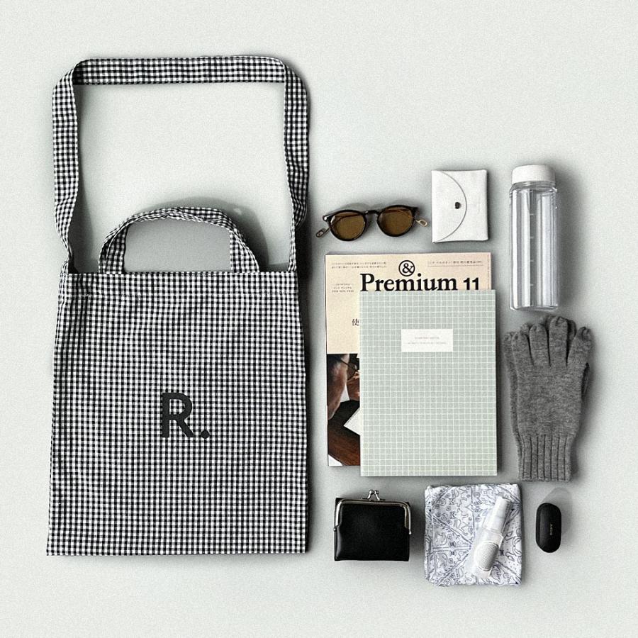 R.（アールポイント） TOTEBAG ギンガムチェック 【メール便可