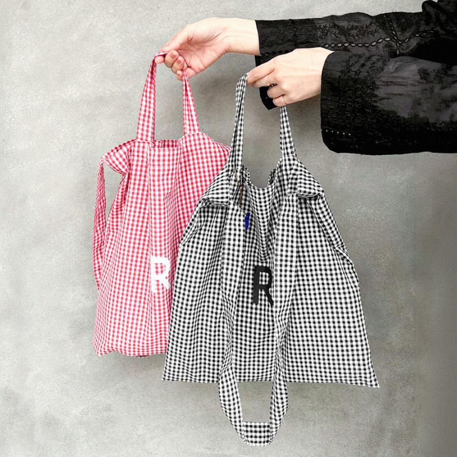R.（アールポイント） TOTEBAG ギンガムチェック 【メール便可