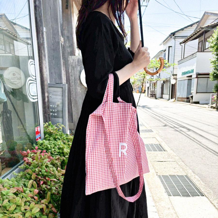 R.（アールポイント） TOTEBAG ギンガムチェック 【メール便可