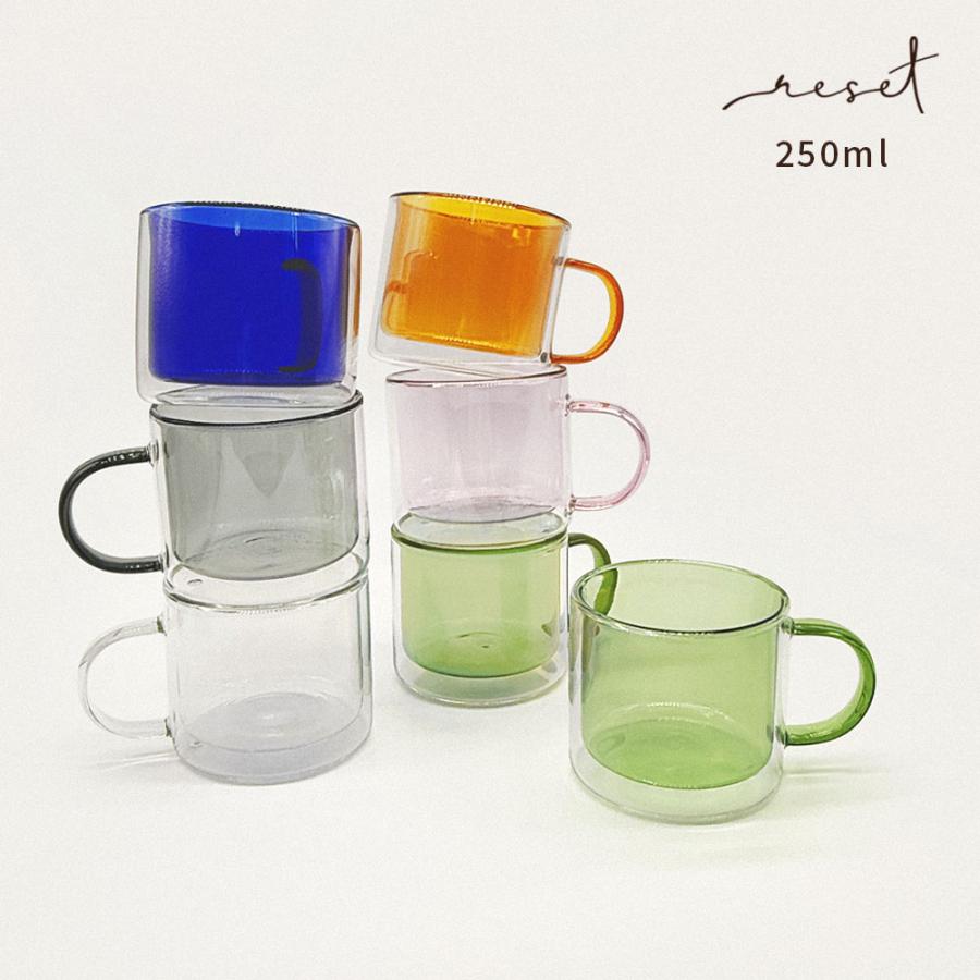 the reset ダブルウォールマグ 250ml 全6色( ダブルウォール ダブル