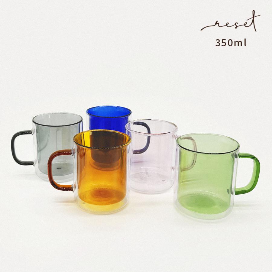 the reset ダブルウォールマグ 350ml 全6色( ダブルウォール ダブル