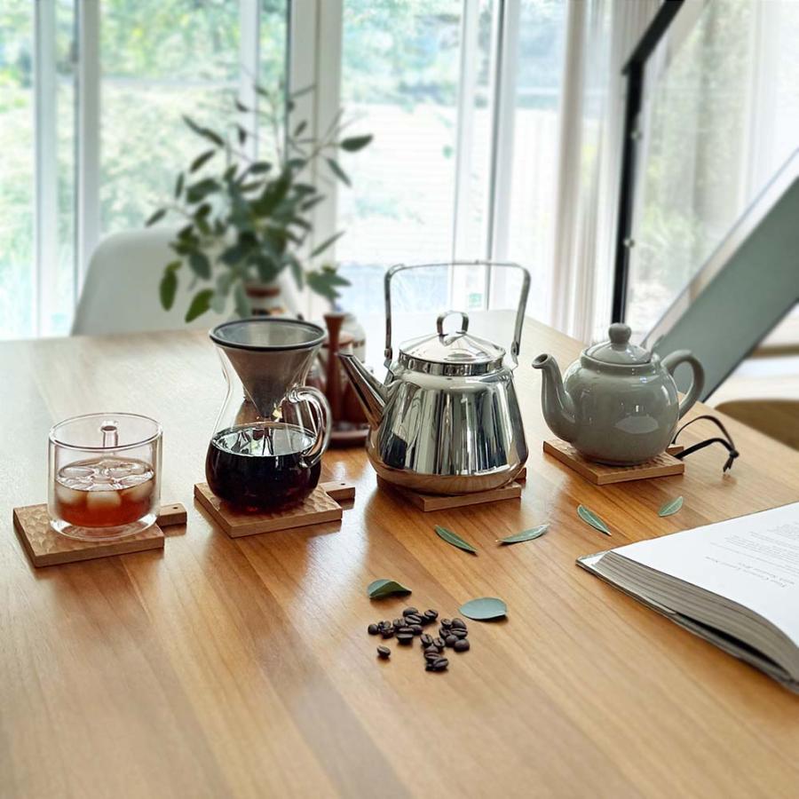 the reset 木製コースター【メール便可】( 木製 コースター 茶敷
