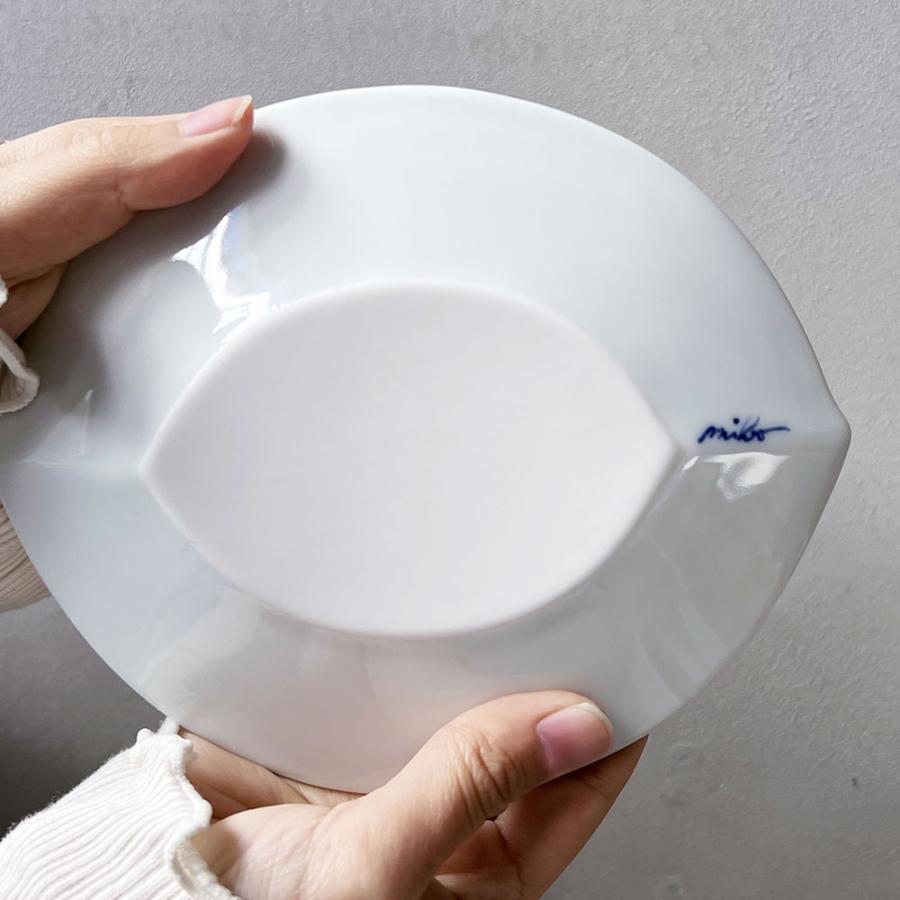 眞窯 Leaf プレート L ( しんがま 皿 食器 リーフ 葉っぱ 楕円皿 楕円 