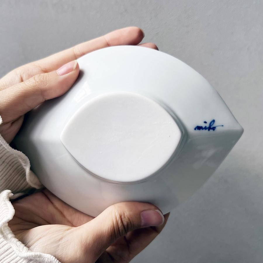 眞窯 Leaf ボウル S ( しんがま 皿 食器 ボール リーフ 葉っぱ 楕円皿