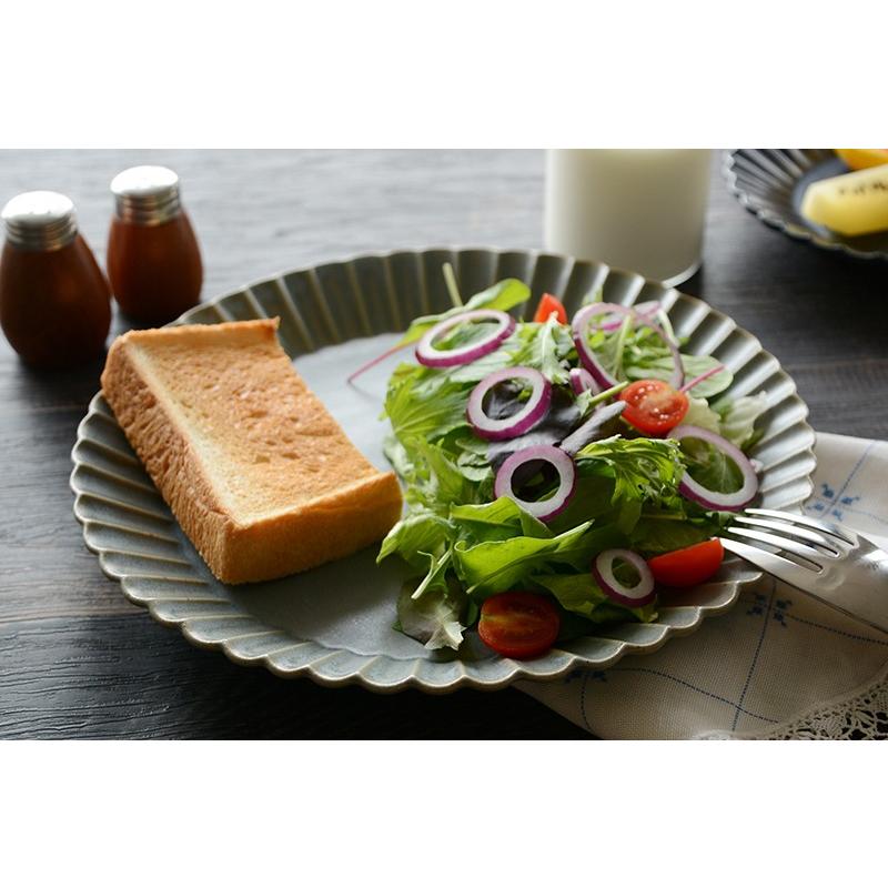 バルバリ ココガモプレート (barbarie スタジオエム お皿 陶器 器 赤土