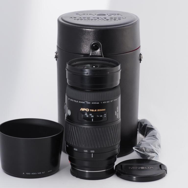 MINOLTA ミノルタ 望遠ズームレンズ APO AF LENS 100-400mm F4.5-6.7 A
