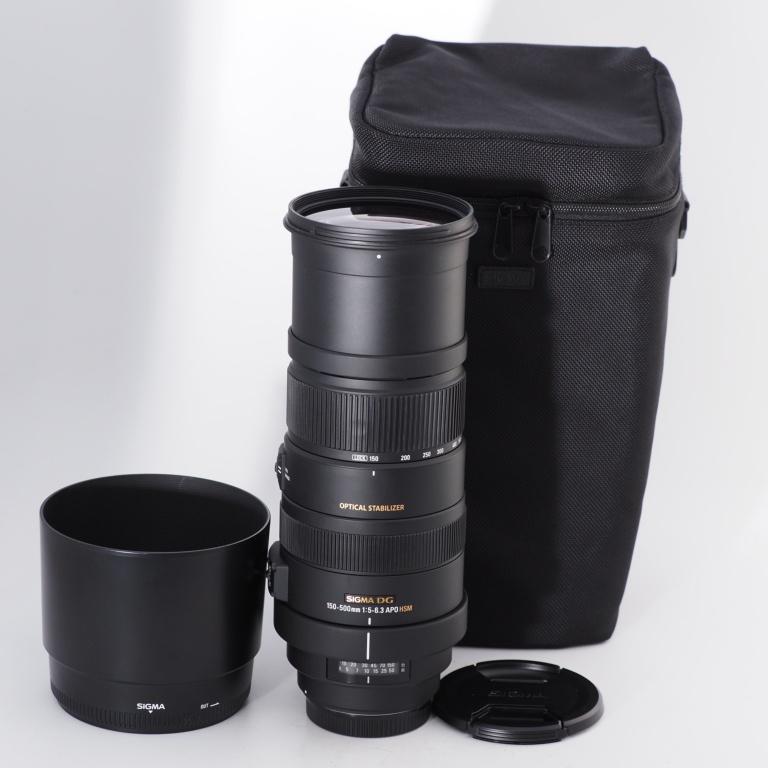 SIGMA シグマ 望遠ズームレンズ APO 150-500mm F5-6.3 DG OS HSM 