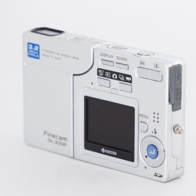 KYOCERA 京セラ コンパクトデジタルカメラ Finecam SL300R シルバー