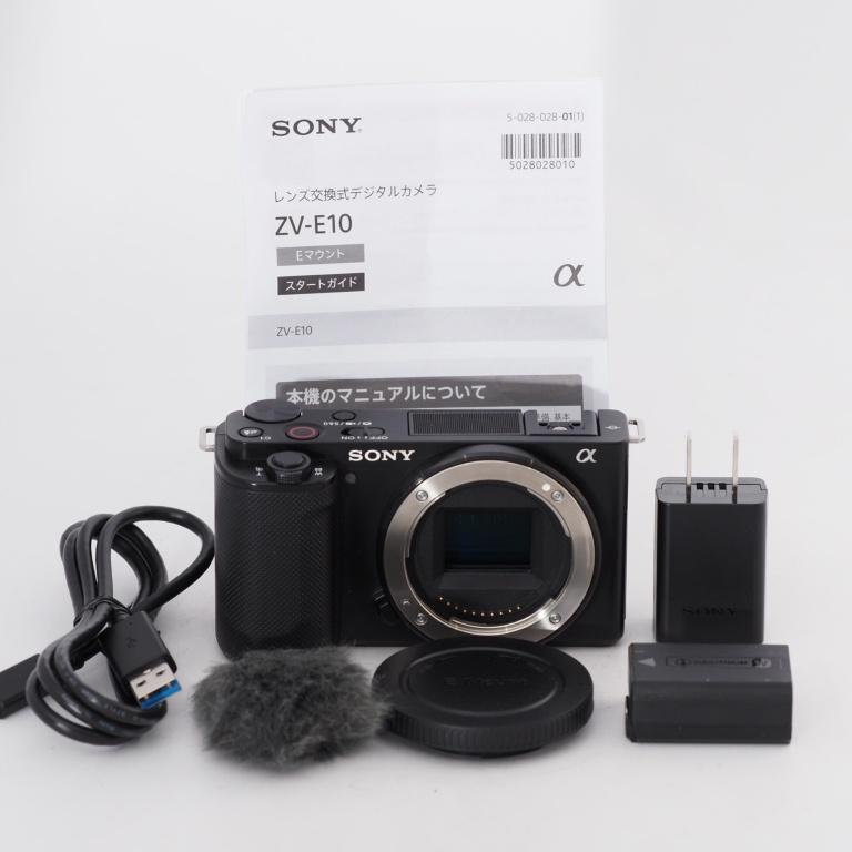 SONY ソニー VLOGCAM APS-C ミラーレス一眼カメラ ZV-E10 ボディ ブラック ZVE10B #12397 |  | 01