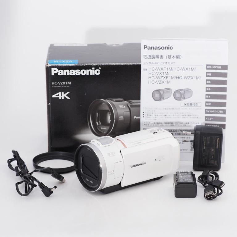 個人使用美品 マイク付 Panasonic HC-VZX1M 4K ビデオカメラ 個人使用