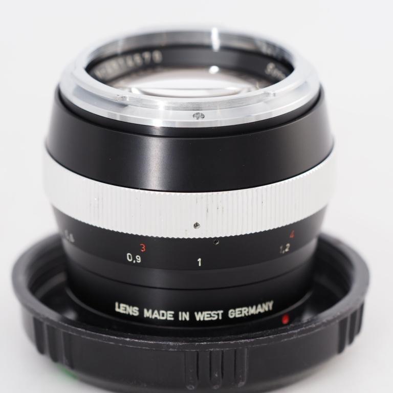 Carl Zeiss Sonnar ゾナー 85mm F2 Lens For Contarex コンタレックス用 ブラック ケースつき 純正キャップ 珍品 #12744