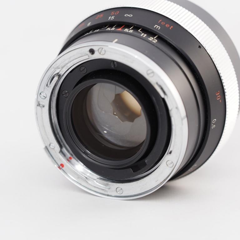 Carl Zeiss Sonnar ゾナー 85mm F2 Lens For Contarex コンタレックス用 ブラック ケースつき 純正キャップ 珍品 #12744