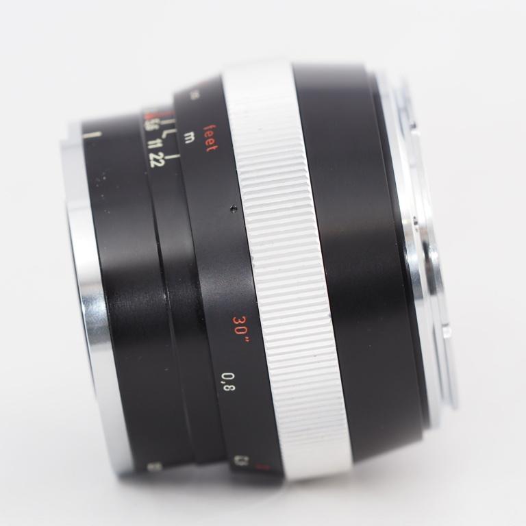 Carl Zeiss Sonnar ゾナー 85mm F2 Lens For Contarex コンタレックス用 ブラック ケースつき 純正キャップ 珍品 #12744