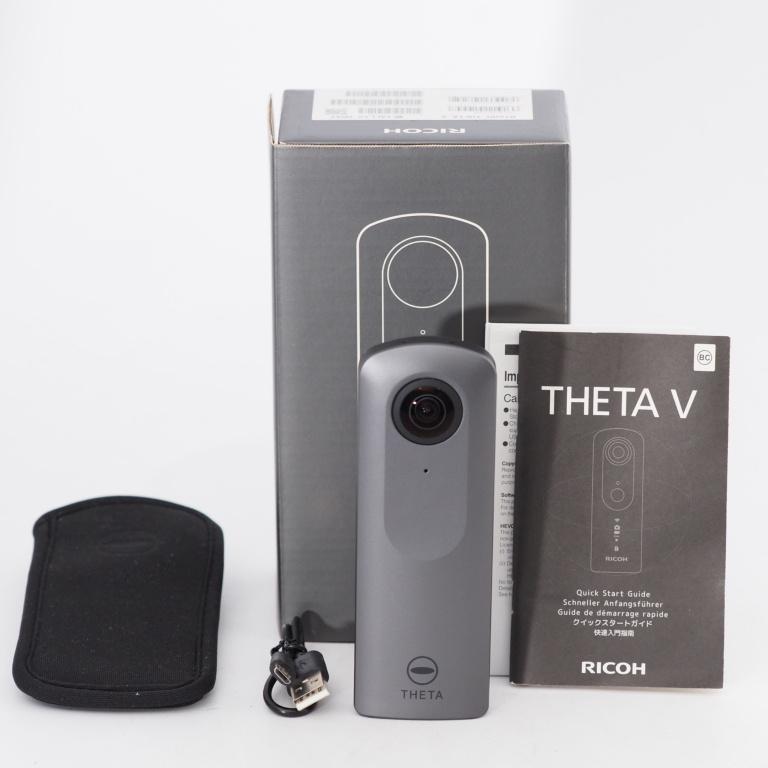 RICOH THETA V メタリックグレー 360度カメラ 手ブレ補正機能