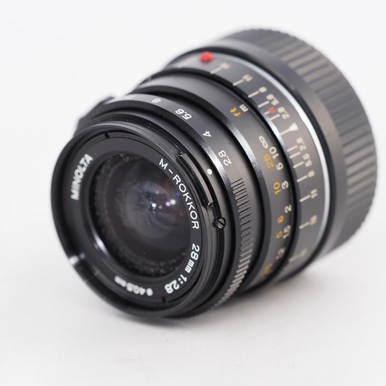 ミノルタ M-ROKKOR 28mm F2.8 ライカ用 極上品 MINOLTA ミノルタ M-ROKKOR 28mm F2.8 LEICA ライカ M マウント #12870