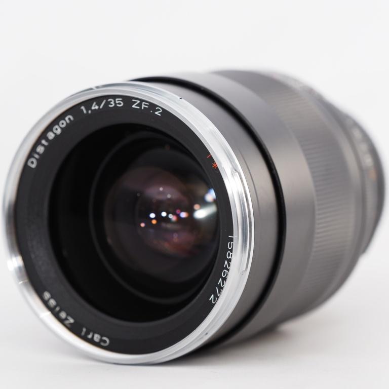 Carl Zeiss Distagon T* 35mm F1.4 ZF.2 ブラック レンズフード付 ニコンAi-S マウント #13189