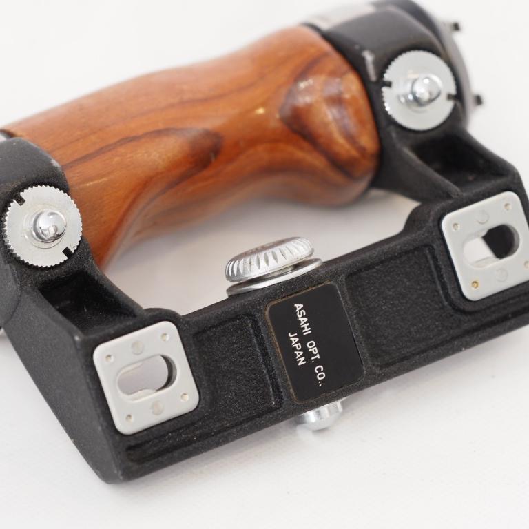 PENTAX ペンタックス ホットシューグリップ 67用 木製 #13212_5