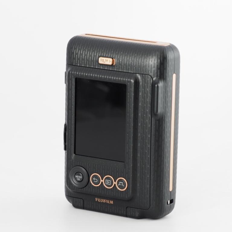 FUJIFILM 富士フイルム チェキ インスタントカメラ/スマホプリンター instax mini LiPlay エレガントブラック INS MINI HM1 ELEGANT BLACK #13608_4