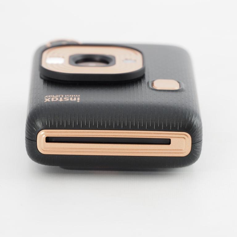 FUJIFILM 富士フイルム チェキ インスタントカメラ/スマホプリンター instax mini LiPlay エレガントブラック INS MINI HM1 ELEGANT BLACK #13608_8