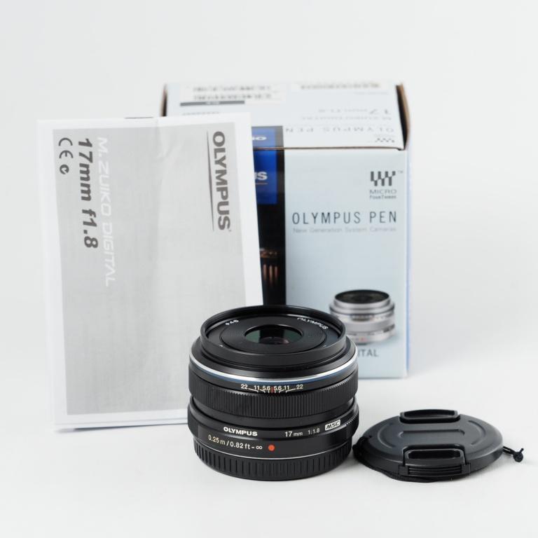 OM SYSTEM オリンパス OLYMPUS 単焦点レンズ M.ZUIKO DIGITAL 17mm F1.8 ブラック #13686 |  | 01