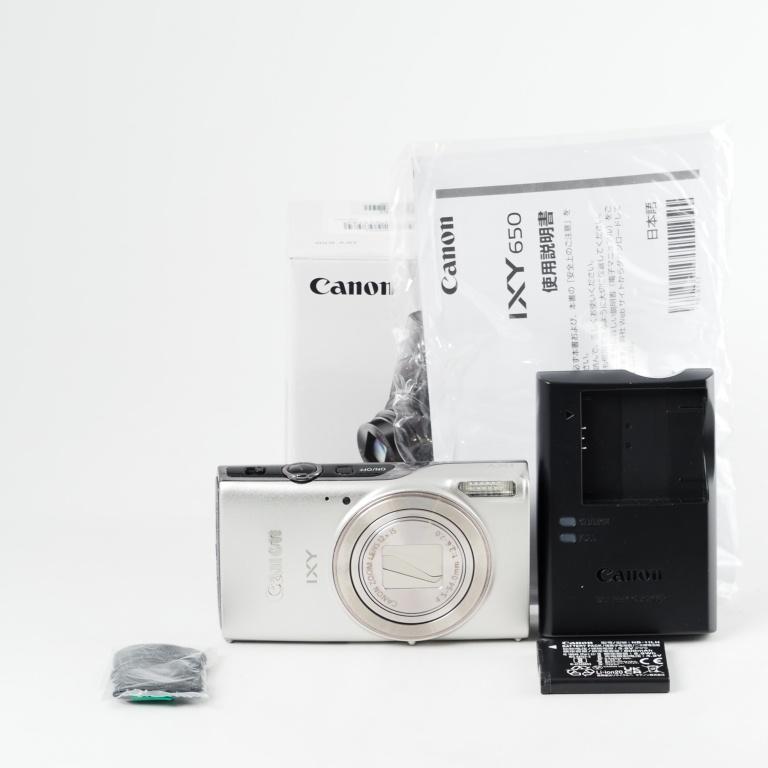 動作品✨CANON IXY650 キャノン イクシー シルバー Wi-Fi搭載 Canon IXY 650 シルバー 光学12倍ズーム/Wi-Fi対応 キヤノン