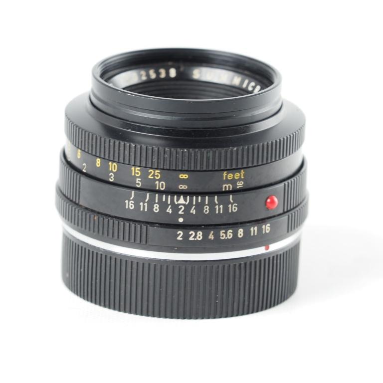 Objectif Leica Summicron-r 50mm F/2.0 Série VI (11228) - Occasion Bon état, Pour Monture Leica R Objectif Photo Vintage Leica