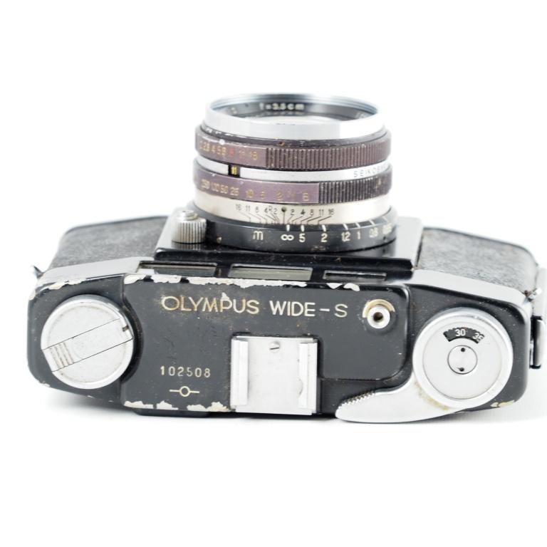 OLYMPUS オリンパス 希少 WIDE-SUPER ワイドスーパー ブラック H.ZUIKO-W 1:2 f=3.5cm #13917