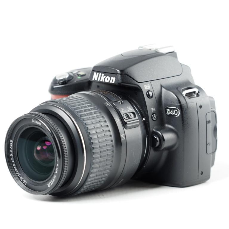 Nikon D69デジタル一眼レフカメラ Nikon ニコン デジタル一眼レフカメラ D40 レンズキット ブラック