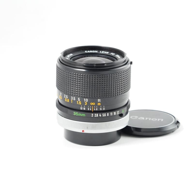 Canon FD 35mm F2 S.S.C. SSCコーティング 単焦点 広角レンズ FD
