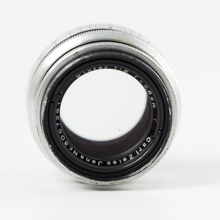 Carl Zeiss Jena Biotar 5.8cm 58mm f2 初期型 黒リム Tコーティング