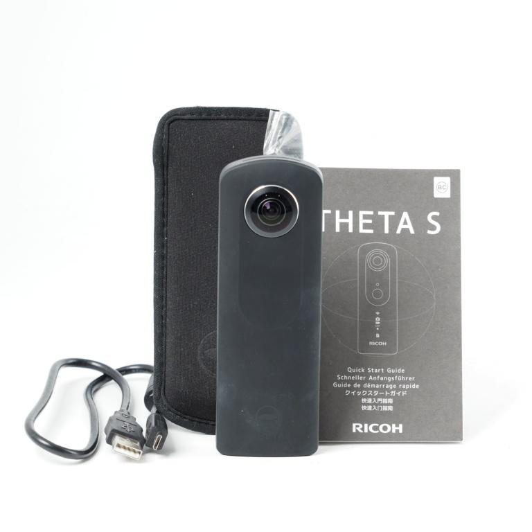 RICOH THETA S ブラック 360度全天球カメラ 360° Full HD 30fps リコー シータ #14435 |  | 01
