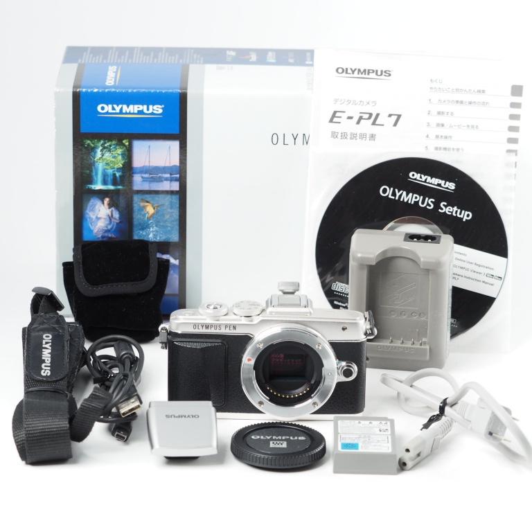 OLYMPUS PEN E-PL7 ボディ シルバー ミラーレス一眼 BODY SLV #14464