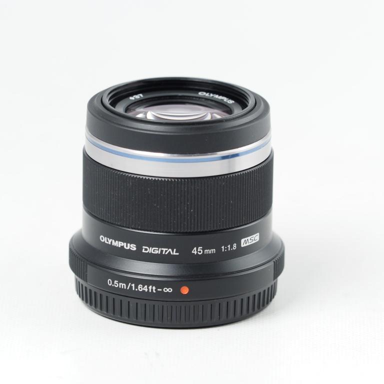 OLYMPUS 単焦点レンズ M.ZUIKO DIGITAL 45mm F1.8 ブラック オリンパス 中望遠レンズ マイクロフォーサーズ #14531 | 