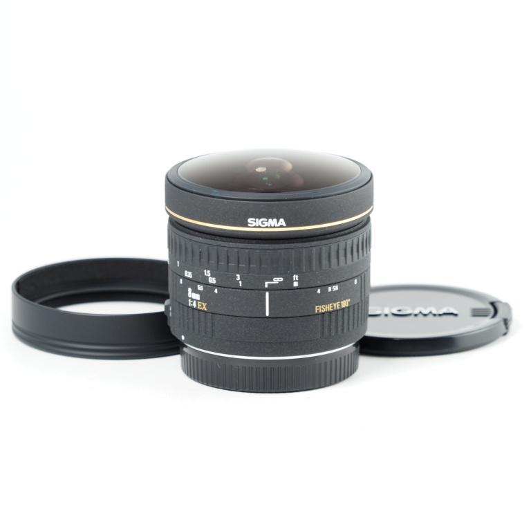 SIGMA シグマ 8mm F4 EX FISHEYE 魚眼レンズ フィッシュアイ 180