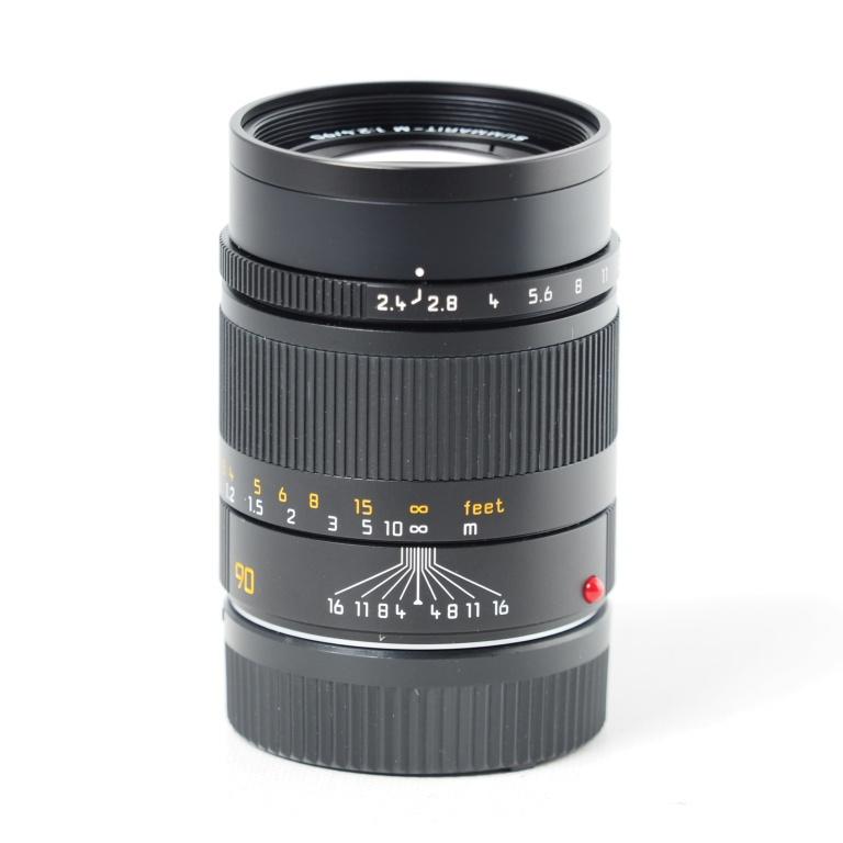 Leica Summarit-M 90mm f/2.4 11684 ブラック E46 Lens 6Bit 6ビット 中望遠 単焦点レンズ  ライカ ズマリット #14652 | 