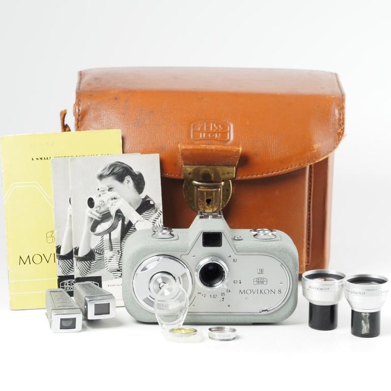 ZEISS IKON MOVIKON 8 Movitar 1:1.9 f=10mm 純正レザーケース ファインダー その他付属品付き #14726 |  | 01