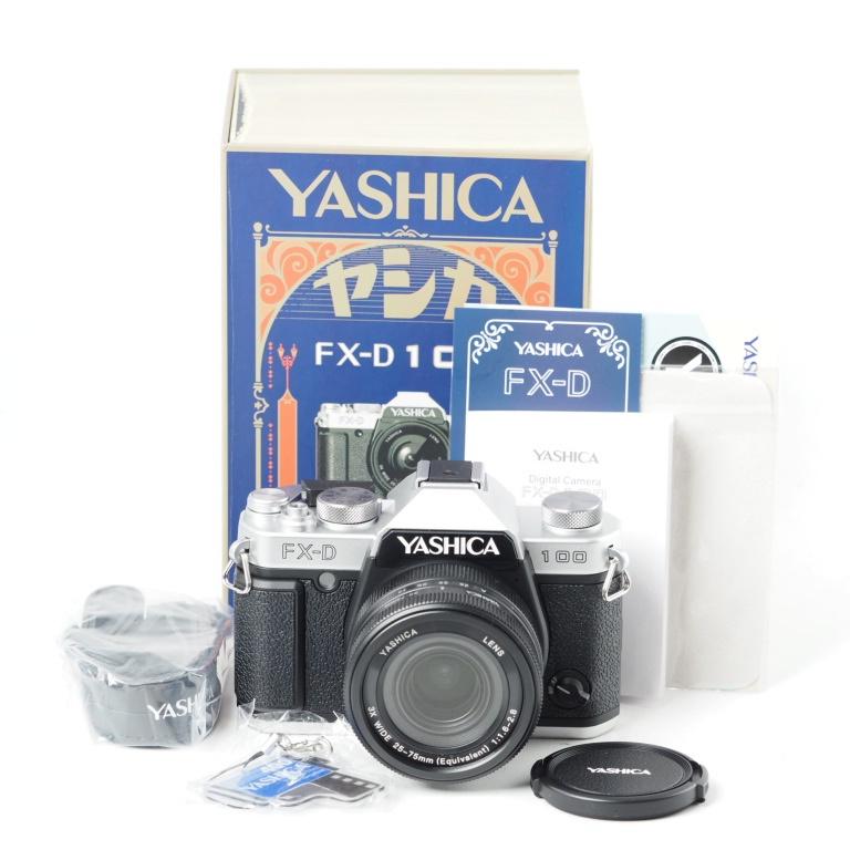 ヤシカ YASHICA FX-D 100 アナログ風デジタルカメラ #14739 : カメラ