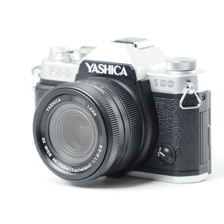 ヤシカ YASHICA FX-D 100 アナログ風デジタルカメラ #14739 : カメラ