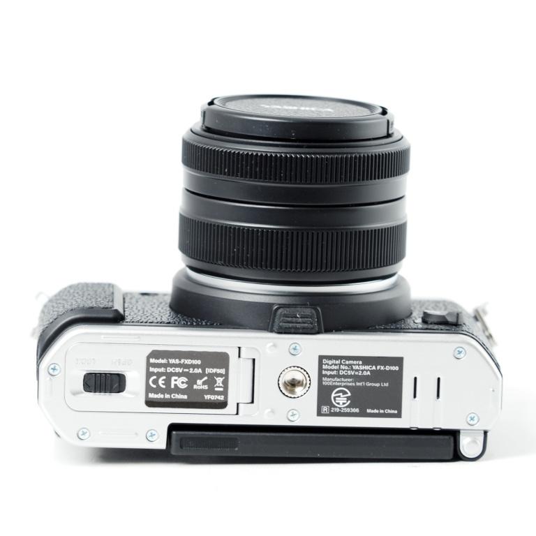 YASHICA FX-D100デジタルカメラ 28mmレンズ付　ほぼ新品 ヤシカ YASHICA FX-D 100 アナログ風デジタルカメラ #14739 : カメラ