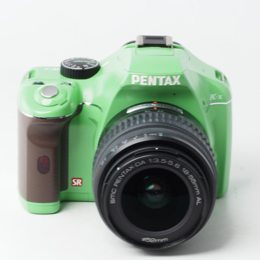 PENTAX K-X Kx 18-55mm レンズキット オーダーカラー ホワイト×グリーン #14931 |  | 01